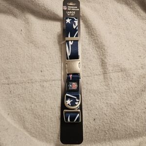 NFL Little Earth New England Patriots Premium Large Pet Collar